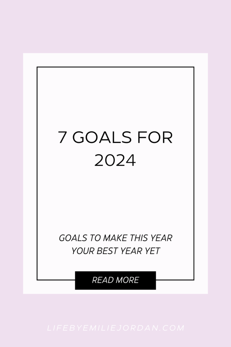 2024 Yearly Goals